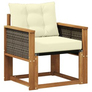 vidaXL Sofa de milieu ext&eacute;rieur Bois d'Acacia Massif Naturel