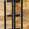 vidaXL T&ecirc;te de lit 200 cm bois massif manguier et fer