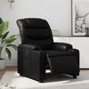 vidaXL Fauteuil inclinable &eacute;lectrique Noir Similicuir