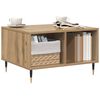 vidaXL Table basse ch&ecirc;ne artisanal 60x50x36,5 cm bois d'ing&eacute;nierie