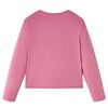 T-shirt enfants &agrave; manches longues framboise 140