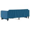 vidaXL Lit de jour avec gigogne sans matelas bleu 90x200 cm