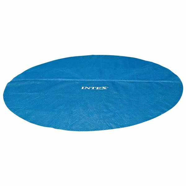 Intex Couverture solaire de piscine Bleu 290 cm Polyéthylène
