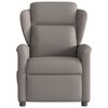vidaXL Fauteuil de massage inclinable &eacute;lectrique Taupe Tissu