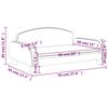 vidaXL Canap&eacute; pour enfants cr&egrave;me 70x45x30 cm tissu