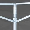 vidaXL Tente de r&eacute;ception pliable avec 4 parois 2x2 m Acier Anthracite