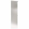 vidaXL Bo&icirc;te de d&eacute;p&ocirc;t de colis avec porte Argent&eacute; 44,5 x 29 x 110,5 cm