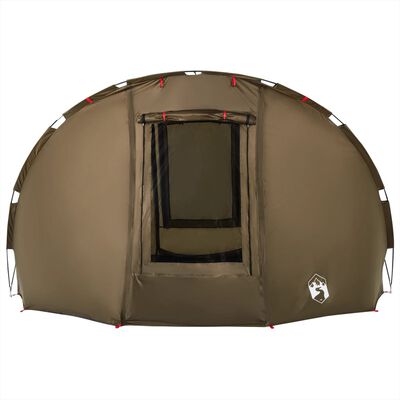 vidaXL Tente de pêche 5 personnes vert olive imperméable