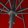 Madison Parasol de jardin Paros II Luxe 300 cm rouge brique