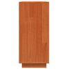 vidaXL Buffet avec tiroir Ch&ecirc;ne brun 111 x 34 x 75 cm Pin massif