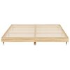 vidaXL Cadre de lit sans matelas ch&ecirc;ne sonoma 120x200 cm
