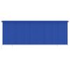 vidaXL Store roulant d'ext&eacute;rieur 405 (l) x 140 (H) cm bleu HDPE