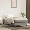 vidaXL Cadre de lit gris clair 80x200 cm velours