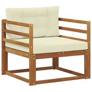 vidaXL Sofa de milieu ext&eacute;rieur Naturel