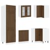 vidaXL Ensemble d'armoires de cuisine 14 pcs Lucca bois d'ing&eacute;nierie