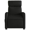 vidaXL Fauteuil inclinable &eacute;lectrique Noir Tissu