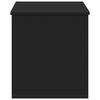 vidaXL Bo&icirc;te de rangement noir 100x42x46 cm bois d'ing&eacute;nierie