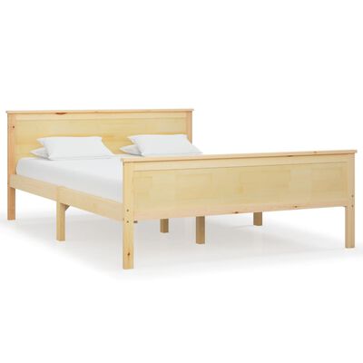 vidaXL Cadre de lit sans matelas bois massif de pin 160x200 cm