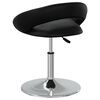 vidaXL Chaises pivotantes &agrave; manger lot de 2 noir similicuir