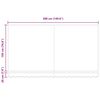 vidaXL Auvent Rétractable Multicolore 400 x 200 cm Polyester et métal