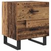 vidaXL Cabinet de chevet 2 pcs Bois ancien 40 x 35 x 47.5 cm