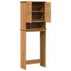 vidaXL Armoire de toilette VIGO Marron et Marron Miel 60 x 27 x 161 cm