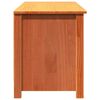 vidaXL Banc de rangement Brun cire 110 x 38 x 45,5 cm Pin massif