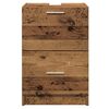 vidaXL Cabinet de salle de bain avec porte Bois Ancien 40 x 37 x 59 cm