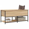 vidaXL Banc de rangement ch&ecirc;ne sonoma 100x42,5x47 cm bois d'ing&eacute;nierie