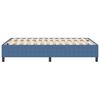 vidaXL Cadre de lit plateforme Bleu 120 x 200 cm tissu