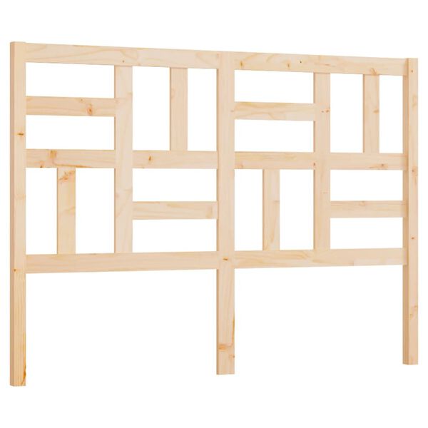 vidaXL T&ecirc;te de lit 141x4x104 cm Bois massif de pin