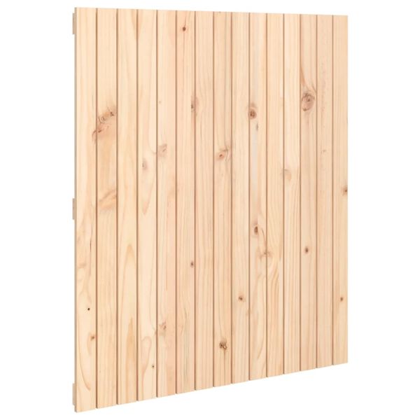 vidaXL T&ecirc;te de lit murale 95,5x3x110 cm Bois massif de pin