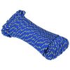 vidaXL Corde utilitaire polyvalente 5 mm 500 m Bleu PP