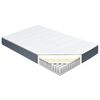 vidaXL Matelas de sommier à lattes 190x140x20 cm mi-doux tissu
