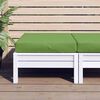 vidaXL Coussin de palette vert m&eacute;lang&eacute; 60x60x9,5 cm tissu