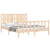 vidaXL Cadre de lit sans matelas bois de pin massif