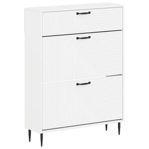 vidaXL Cabinet &agrave; chaussures HAARLEM 78 x 24 x 103 cm Bois d'ing&eacute;nierie
