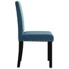vidaXL Chaises &agrave; manger lot de 4 bleu velours