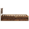 vidaXL Cadre de lit Bois ancien 90 x 200 cm Pin massif