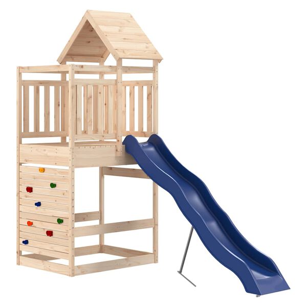 vidaXL Aire de jeux d'ext&eacute;rieur bois de pin massif