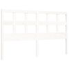 vidaXL Cadre de lit sans matelas blanc 160x200 cm bois de pin massif