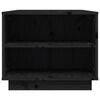 vidaXL Table basse Noir 90x49x40,5 cm Bois massif de pin
