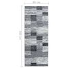 vidaXL Tapis BCF Gris 80x250 cm