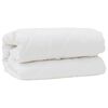 vidaXL Ensemble de Duvet 3 pcs Blanc Microfibre et Plumes D'oie
