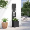 vidaXL &Eacute;cran de confidentialit&eacute; de jardin Noir 32 x 140 cm