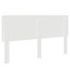 vidaXL T&ecirc;te de lit Blanc Brillant 180 cm Bois d'ing&eacute;nierie