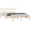 vidaXL Cadre de lit sans matelas bois de pin massif 120x190 cm