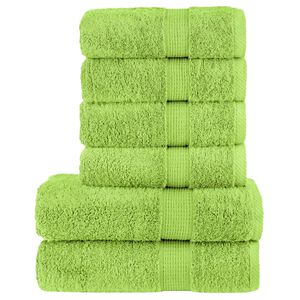 vidaXL Ensemble de serviettes de qualit&eacute; sup&eacute;rieure SOLUND 6 pcs