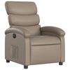 vidaXL Fauteuil inclinable &eacute;lectrique Cappuccino Similicuir