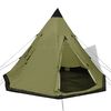 vidaXL Tente pour 4 personnes Vert